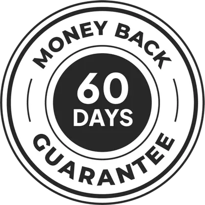 LipoJelly 60-day satisfaction guarantee badge