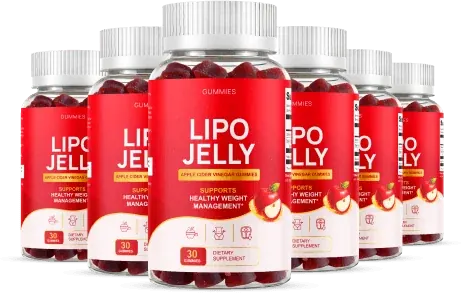 The LipoJelly six bottle package